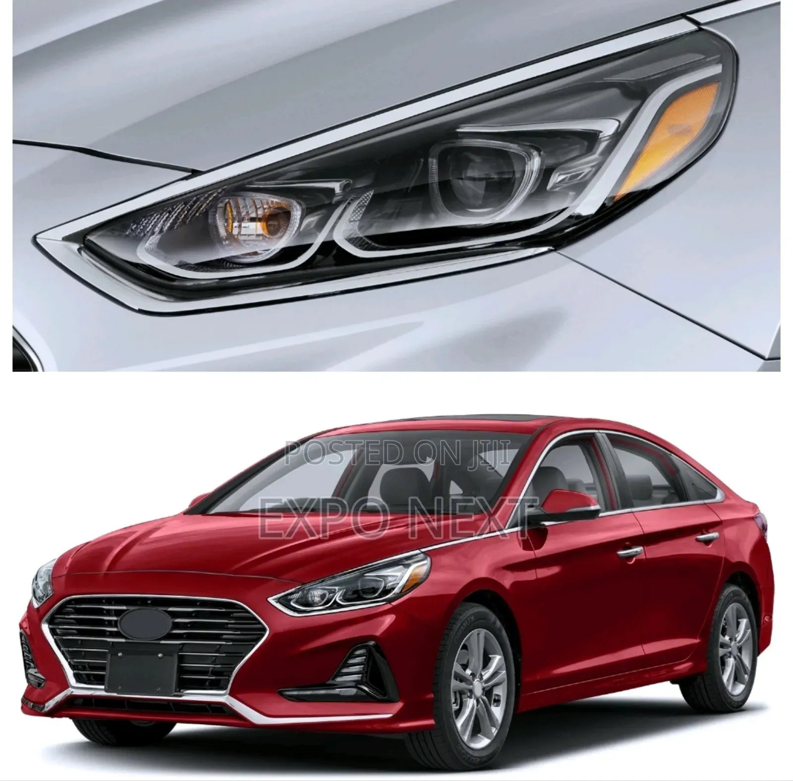 2018-2020 Hyundai Sonata Headlights Halogen Pair Led