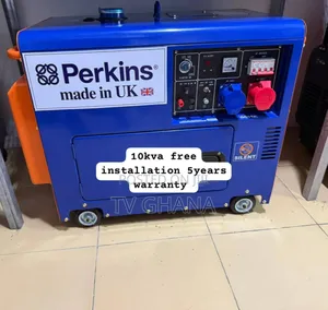 No Setup Stress Perkins 10kva 13000watts Diesel Generator Silent