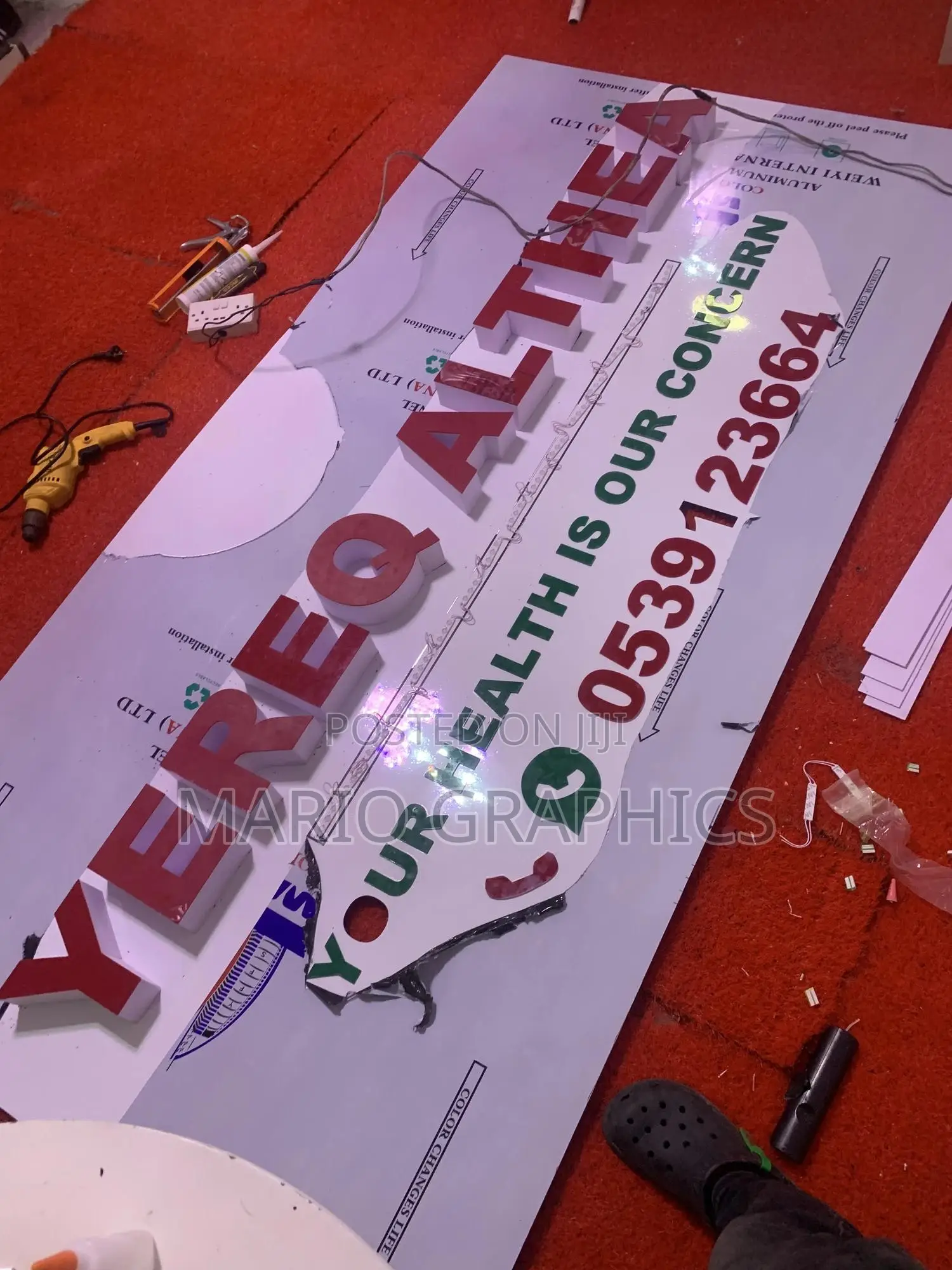 3d Signs With Light