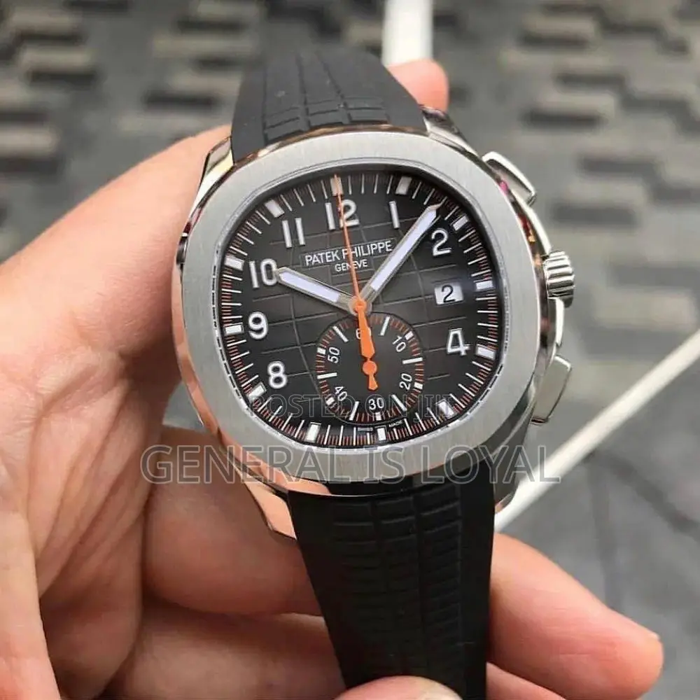 Original Patek Philippe Silicone Strap Mens Watch