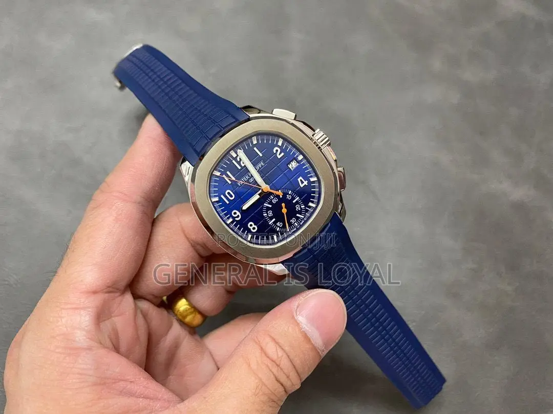 Original Patek Philippe Silicone Strap Mens Watch