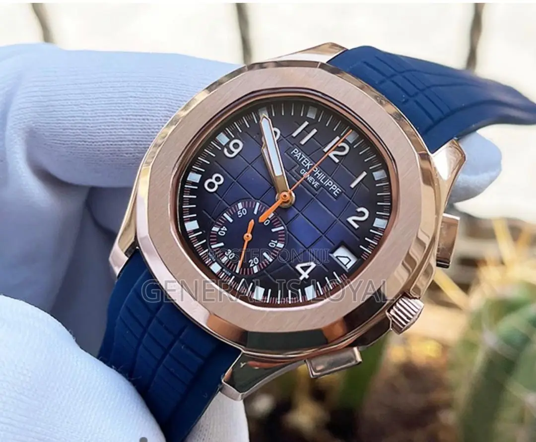 Original Patek Philippe Silicone Strap Mens Watch