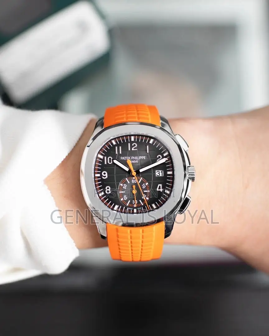 Original Patek Philippe Silicone Strap Mens Watch