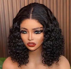 10 Inches Double Drawn Pixie Curls With 4x4 Closure