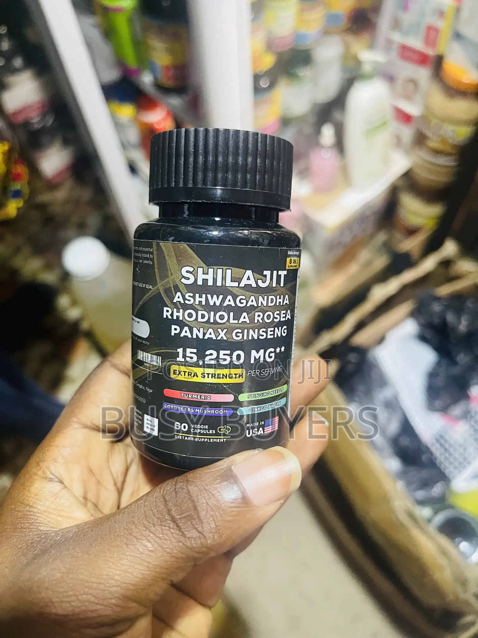 Shilajit Ashwagandha Rhodiola Rosea Panax Ginseng 15,250 Mg