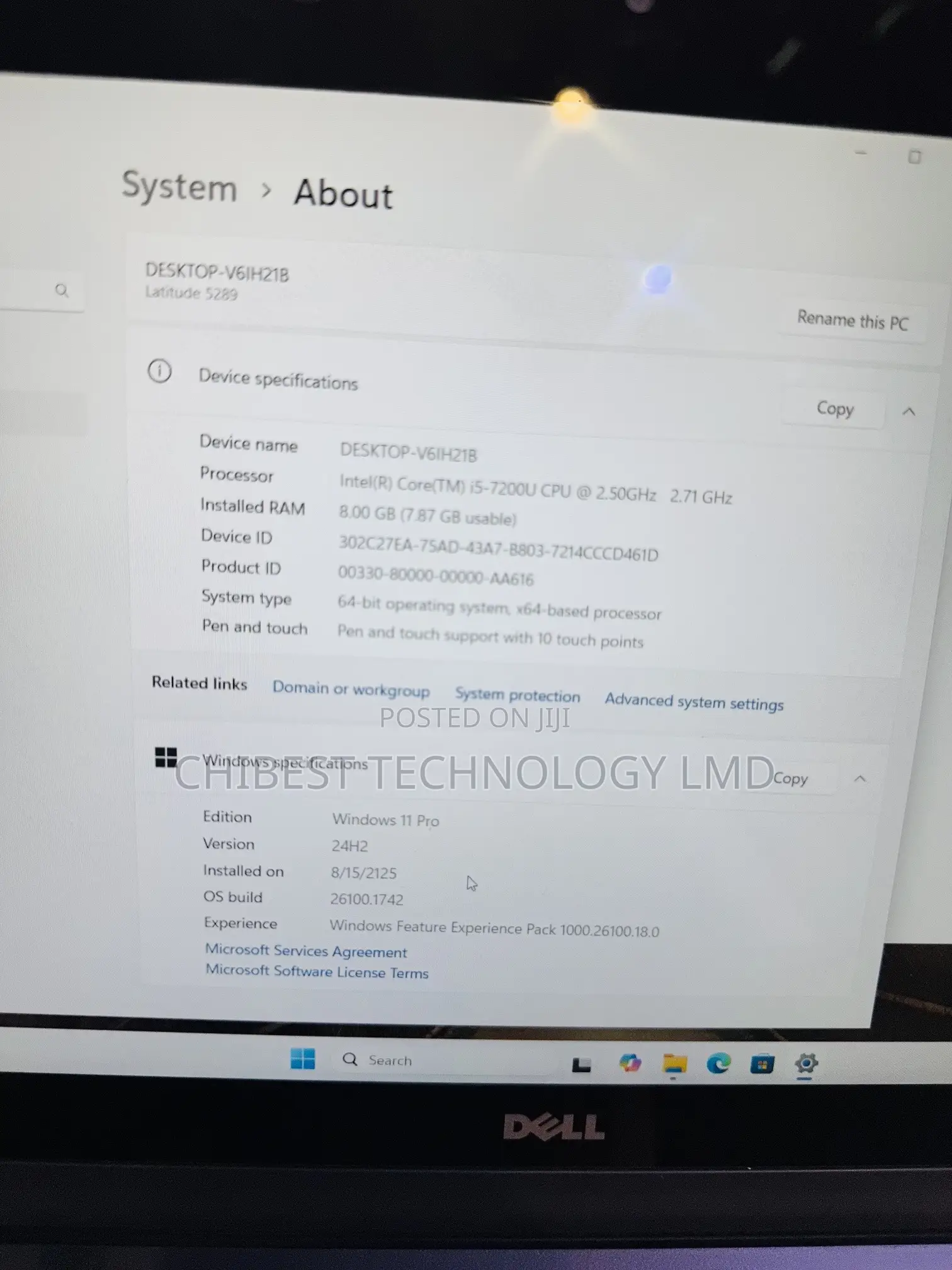 Laptop Dell Latitude 12 5289 8GB Intel Core I5 SSD 256GB