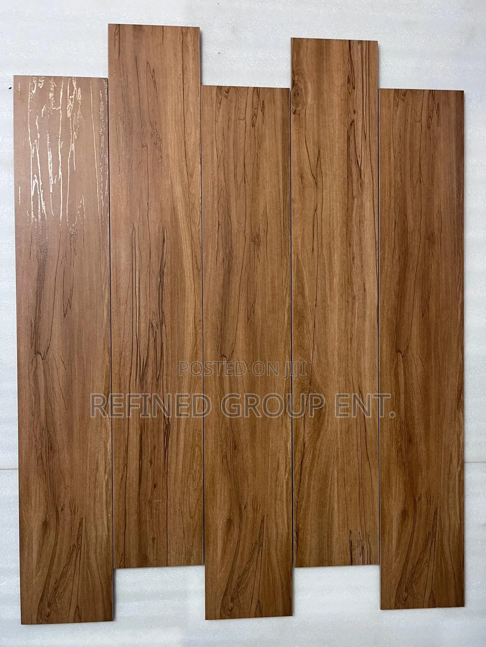 Burnt Color Wood Tiles.