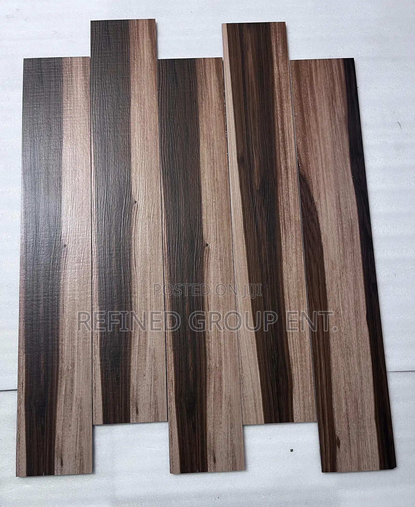 Burnt Color Wood Tiles.
