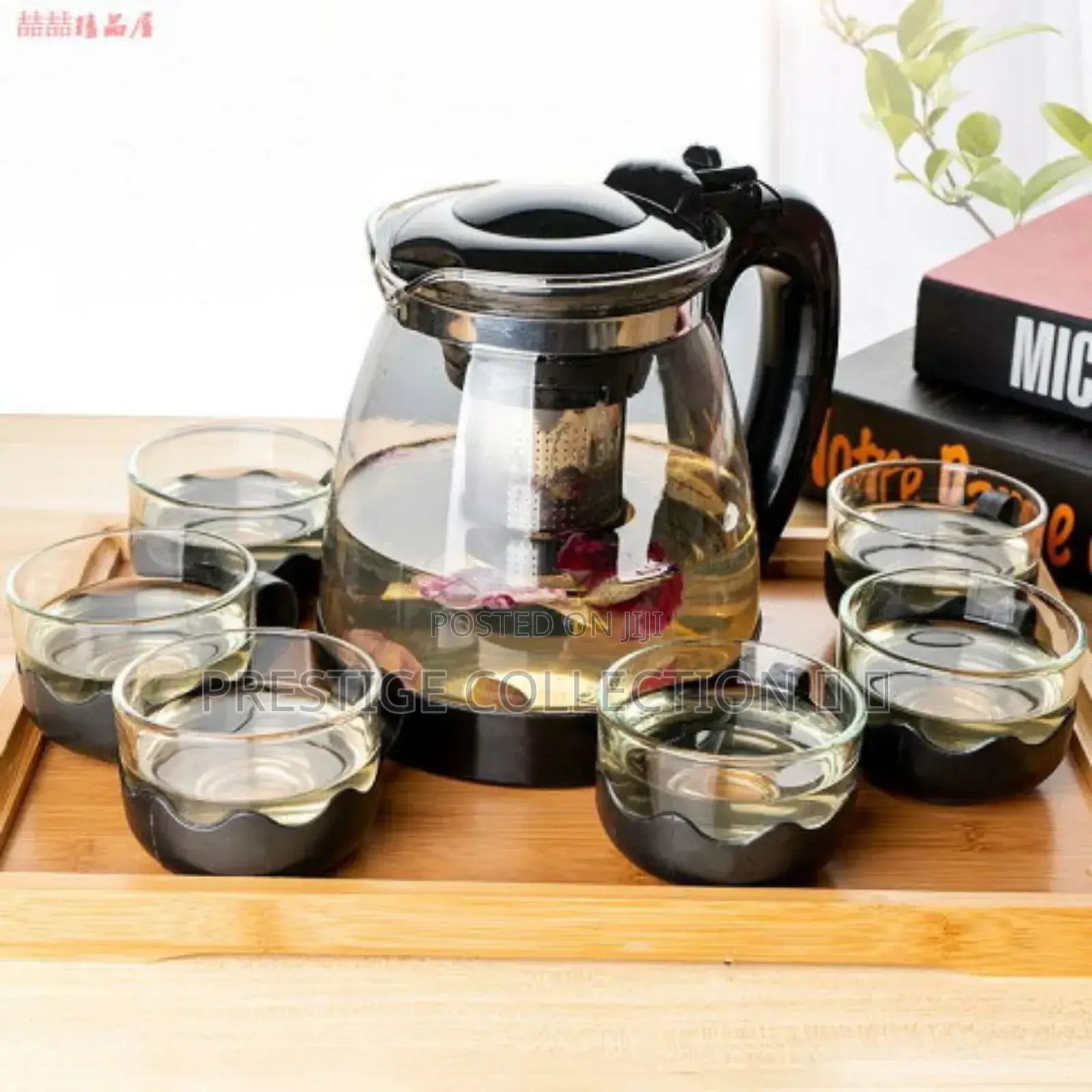 Elegant Transparent Glass Teapot Set