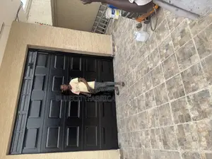Black Automated Garage Door With Remote All Colors Available