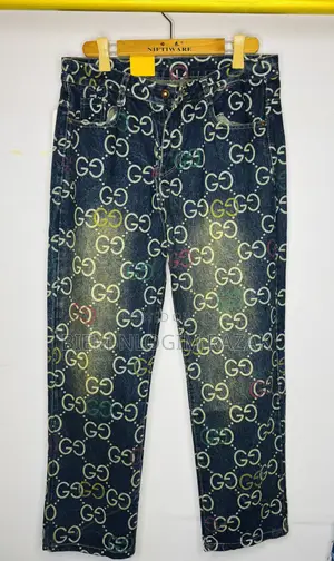 Original Gucci N Palm Angels Baggy Jeans Available in Stock