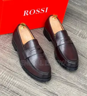 Rossi Coffee Men Leather High Sole Shoe