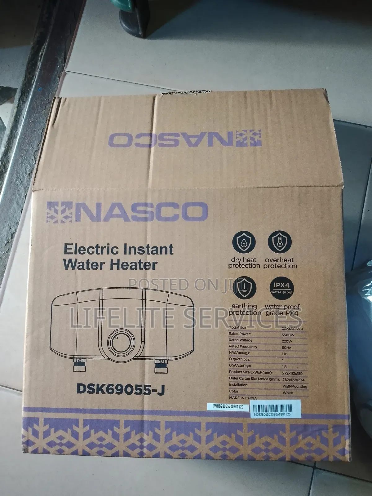 Instant Water Heater With Shower