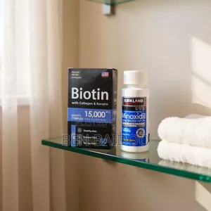 Kirkland Minoxidil Biotin Hair Growth Supplements