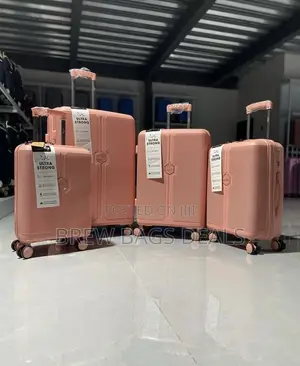 Original Ultra Strong 4set Rosegold Unbreakable Traveling Bag