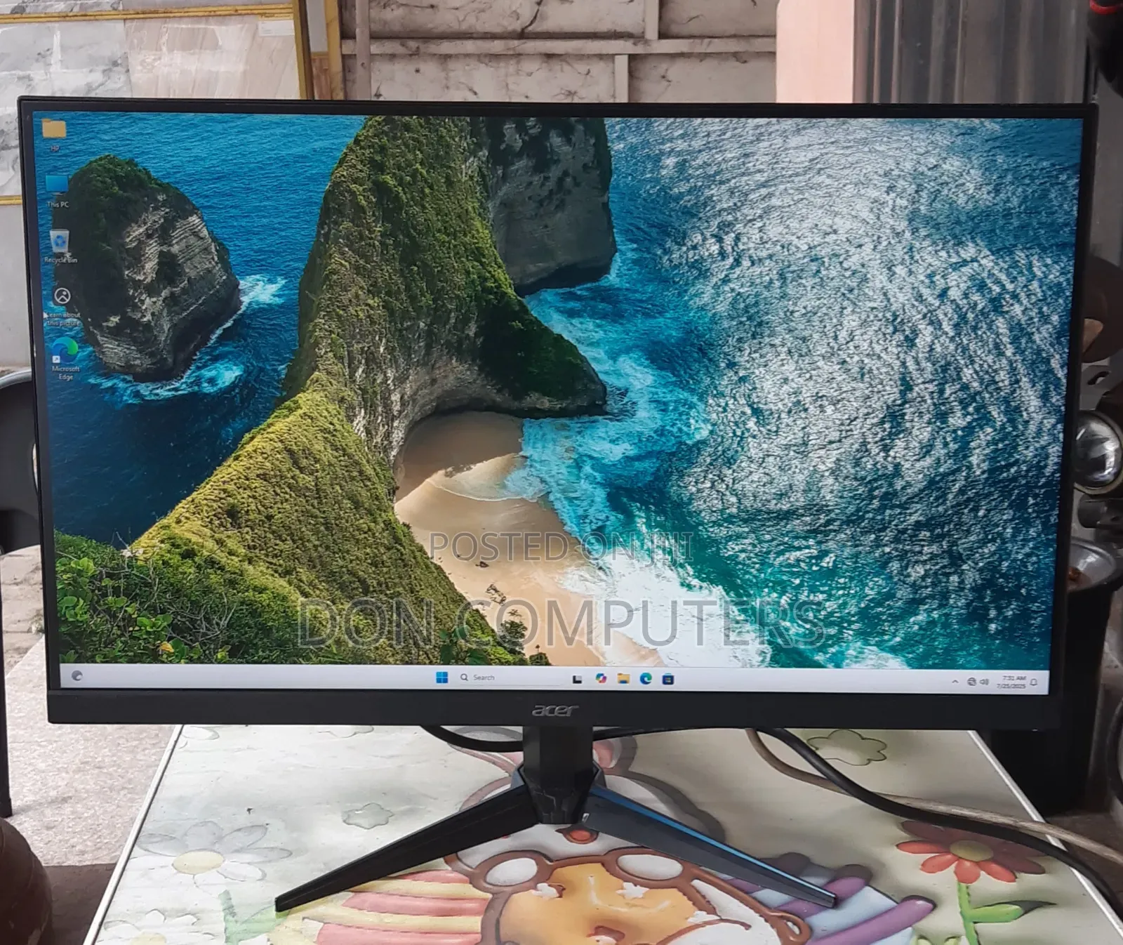 Acer 27 Inches Uhd Ips Edgeless Monitor