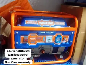 Outdoor Activities Wadfow 2.5kva 1200watt Petrol Generator