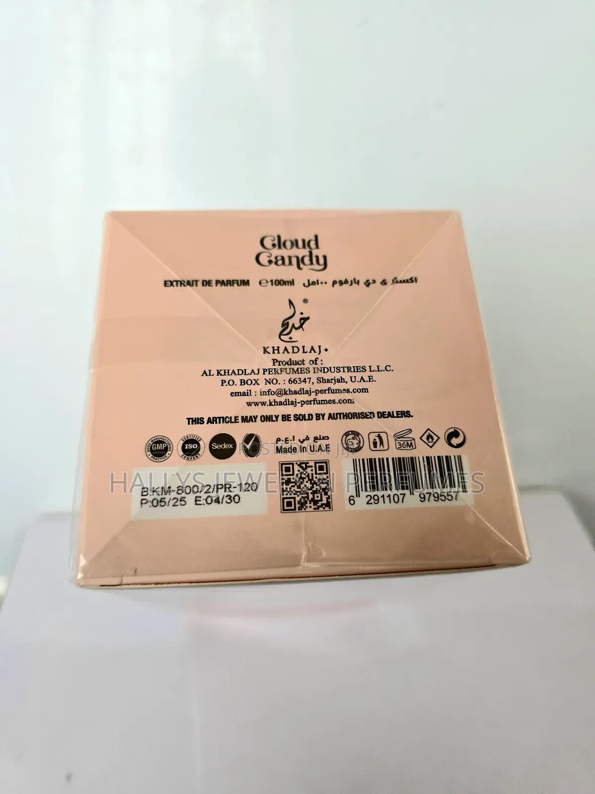 Cloud Candy Perfume by Khadlaj, 100ml, Women's