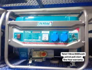 Rugged and Reliable Power Total 7.5kva 8500watt Generator