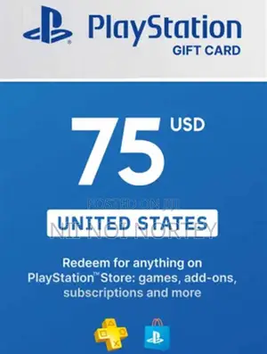 75$ Playstation Gift Card