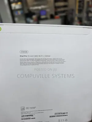 New Apple iPad Pro 13 (2024) 256 GB Black