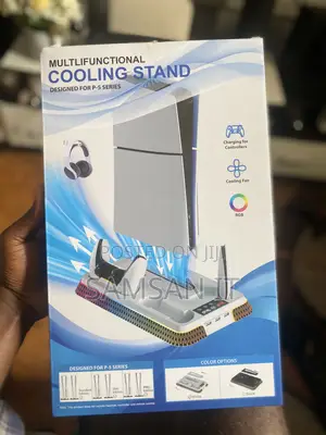 Universal Ps5 RGB Cooling Stand/ Station With Fast Charging Docks