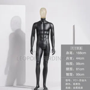 Black Matt Male Mannequin