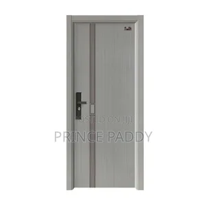Wooden Door Steel With Frame and Handle Is Available
