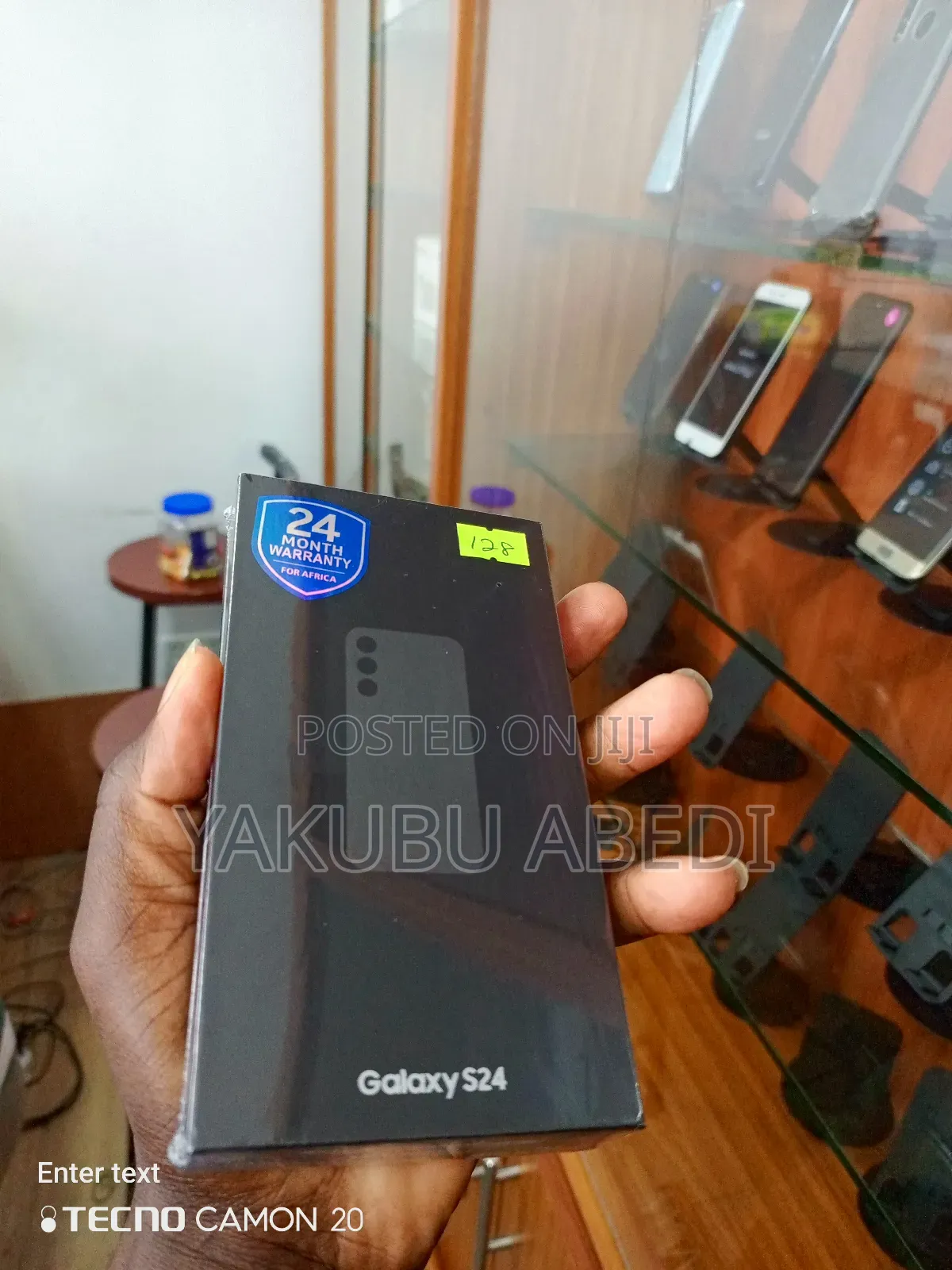 New Samsung Galaxy S24 256 GB Black