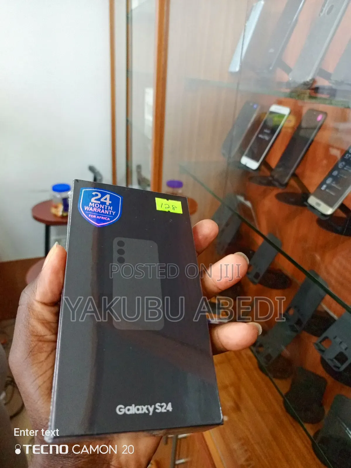 New Samsung Galaxy S24 256 GB Black