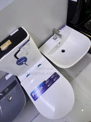 Water Closet(Wc)With Combined Hunging Hand_wash Basin Complete