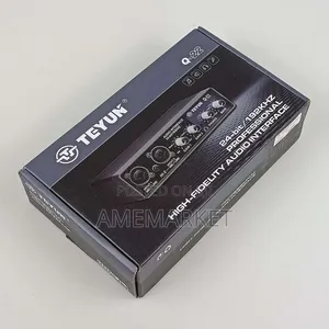Q22 Audio Interface For Live Sound Recording. Teyun Q 22 Sound Card
