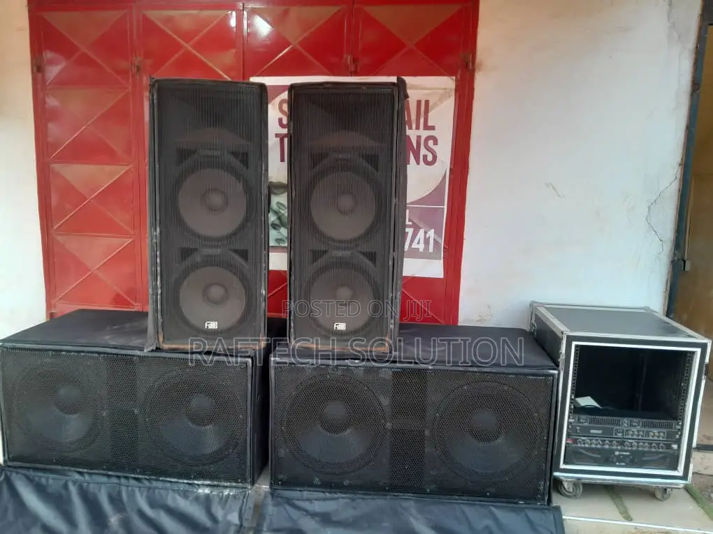 RCF/FDB Speakers Complete Dj Rack