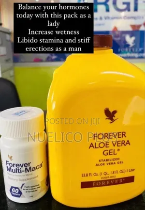 Forever Aloe Vera Gel + Multi-Maca – Men’S Vitality Performance Pack