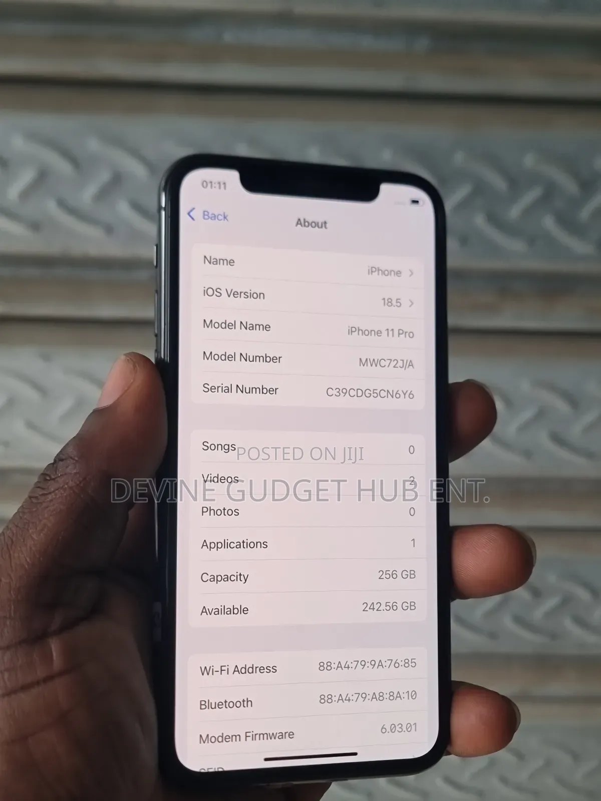 Apple iPhone 11 Pro 256 GB Gray