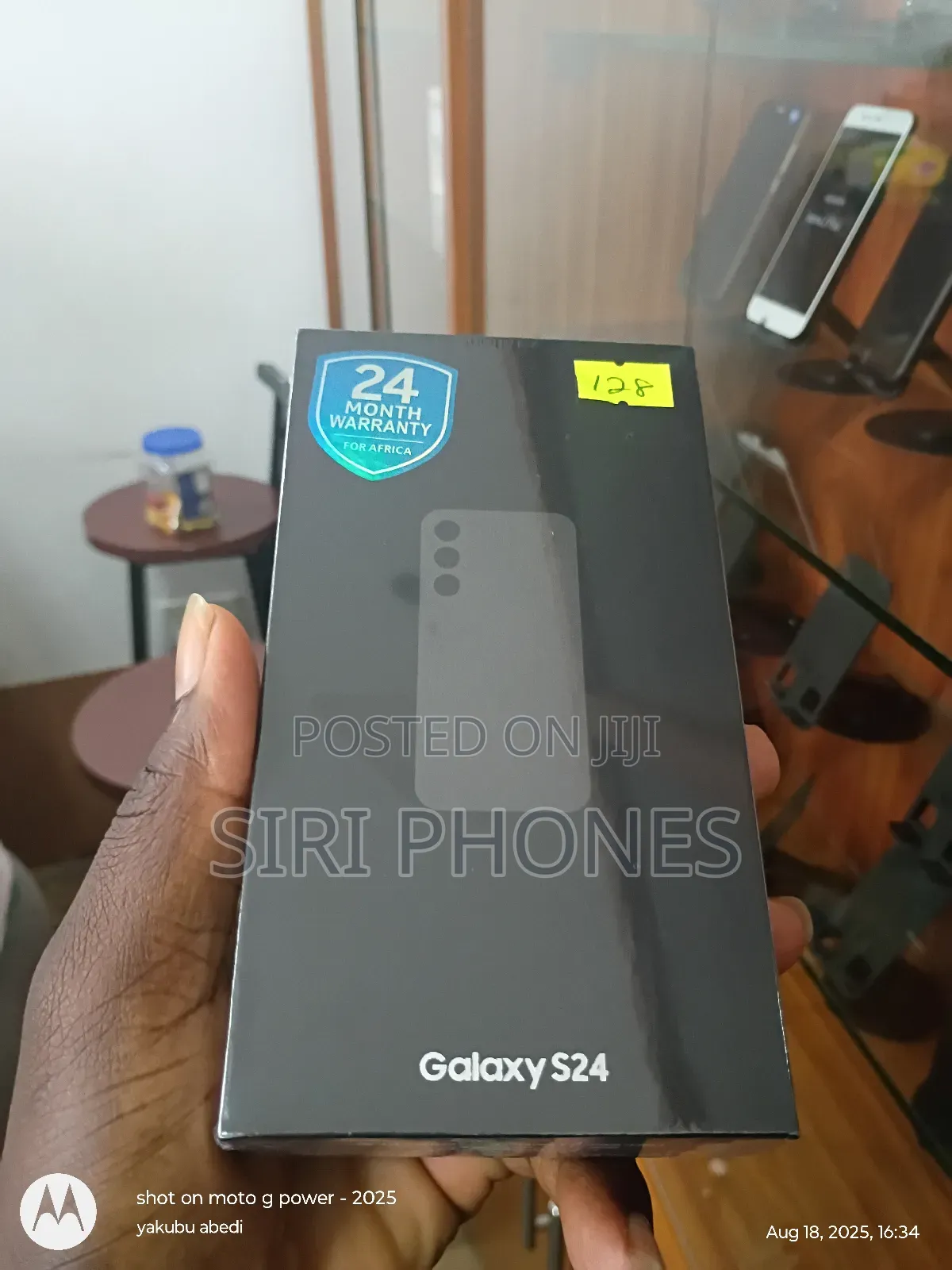 New Samsung Galaxy S24 128 GB Black