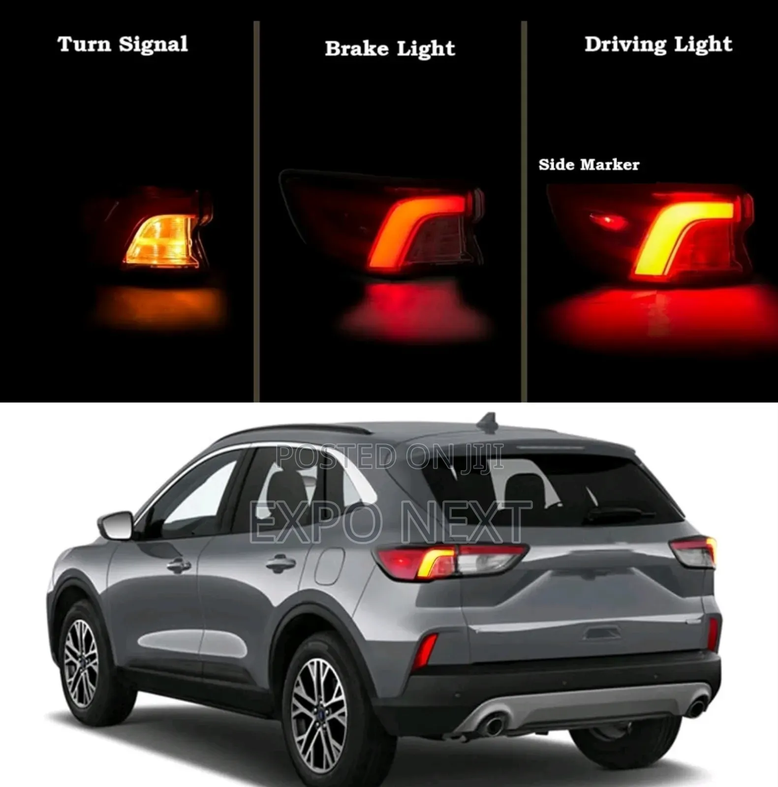 Left Driver Side Tail Light  For Ford Escape 2020-2022