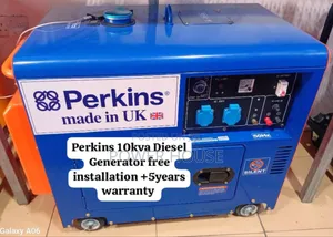 Cribs Tag Perkins Diesel Generator 10kva Silent