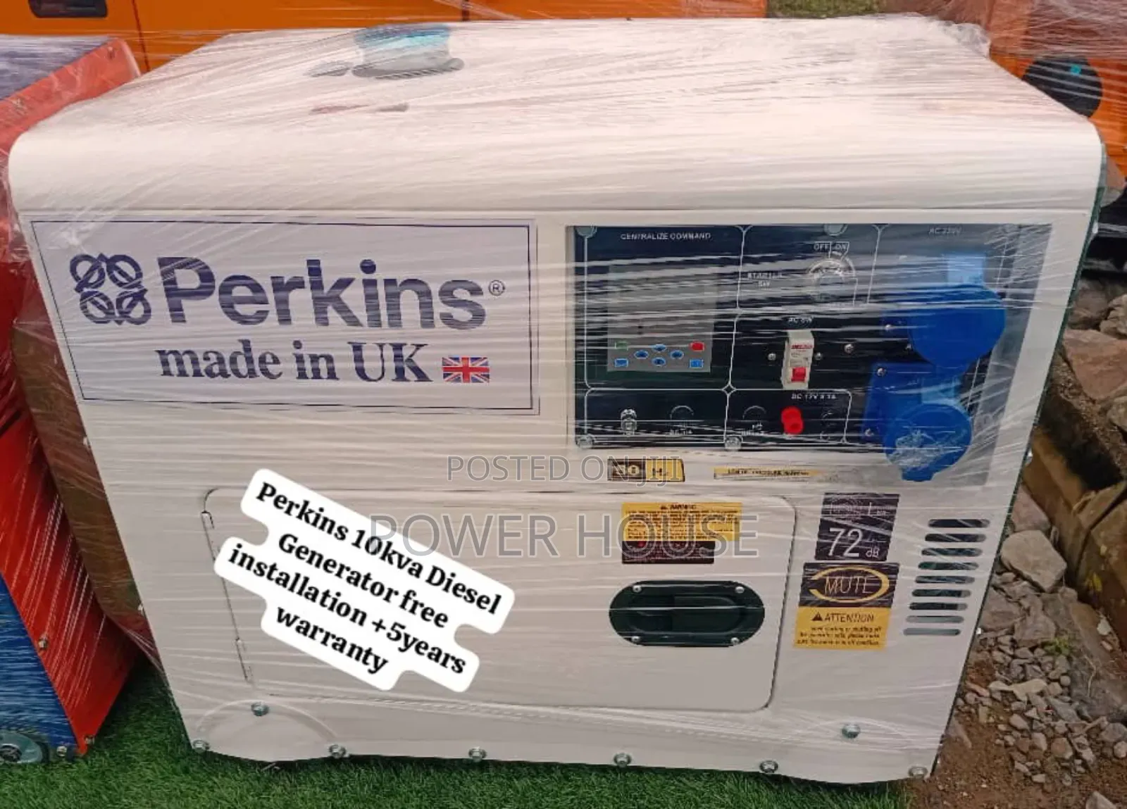 Vapor Voice Perkins Diesel Generator 10kva Silent