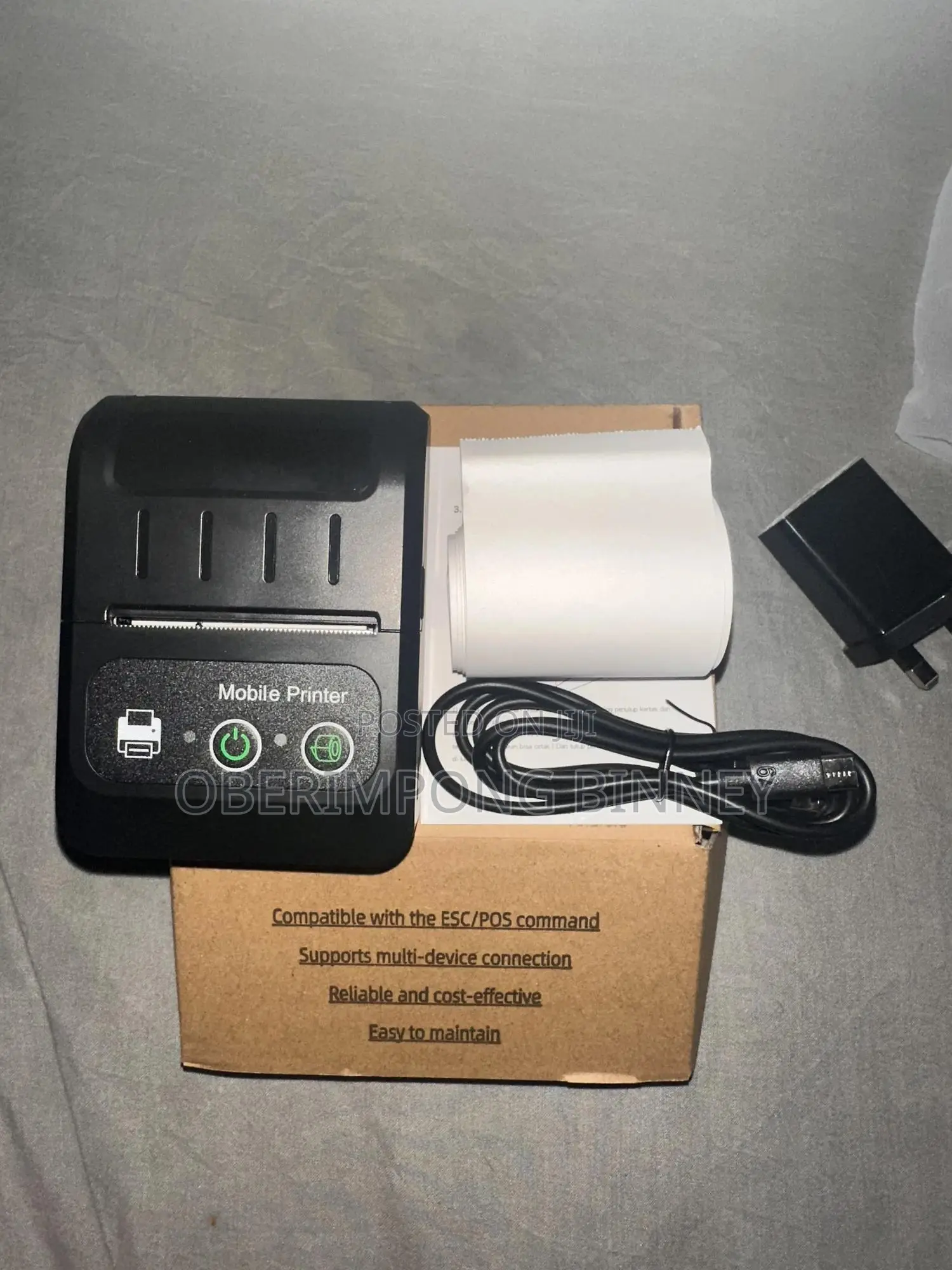 Received Printer 58mm Bluetooth Rechargeable