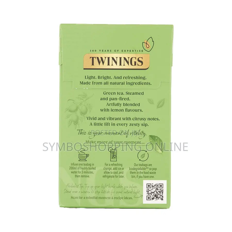 Green Tea Lemon 20 Tea Bags