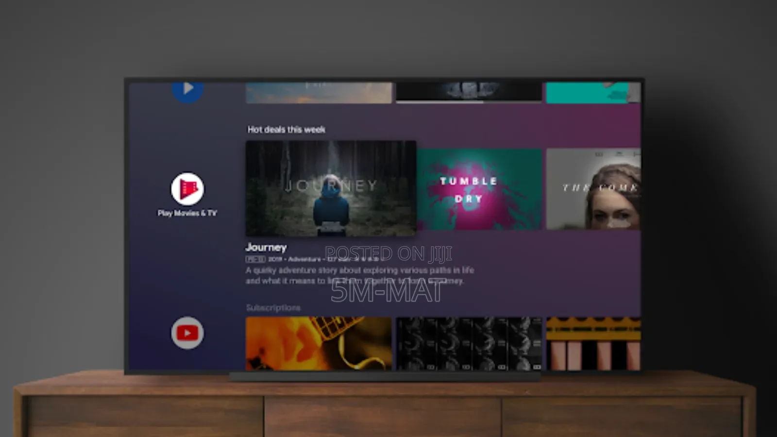 65′′ Uhd HDR Google TCL Tv With Dolby Atmos (Tcl 65p755)