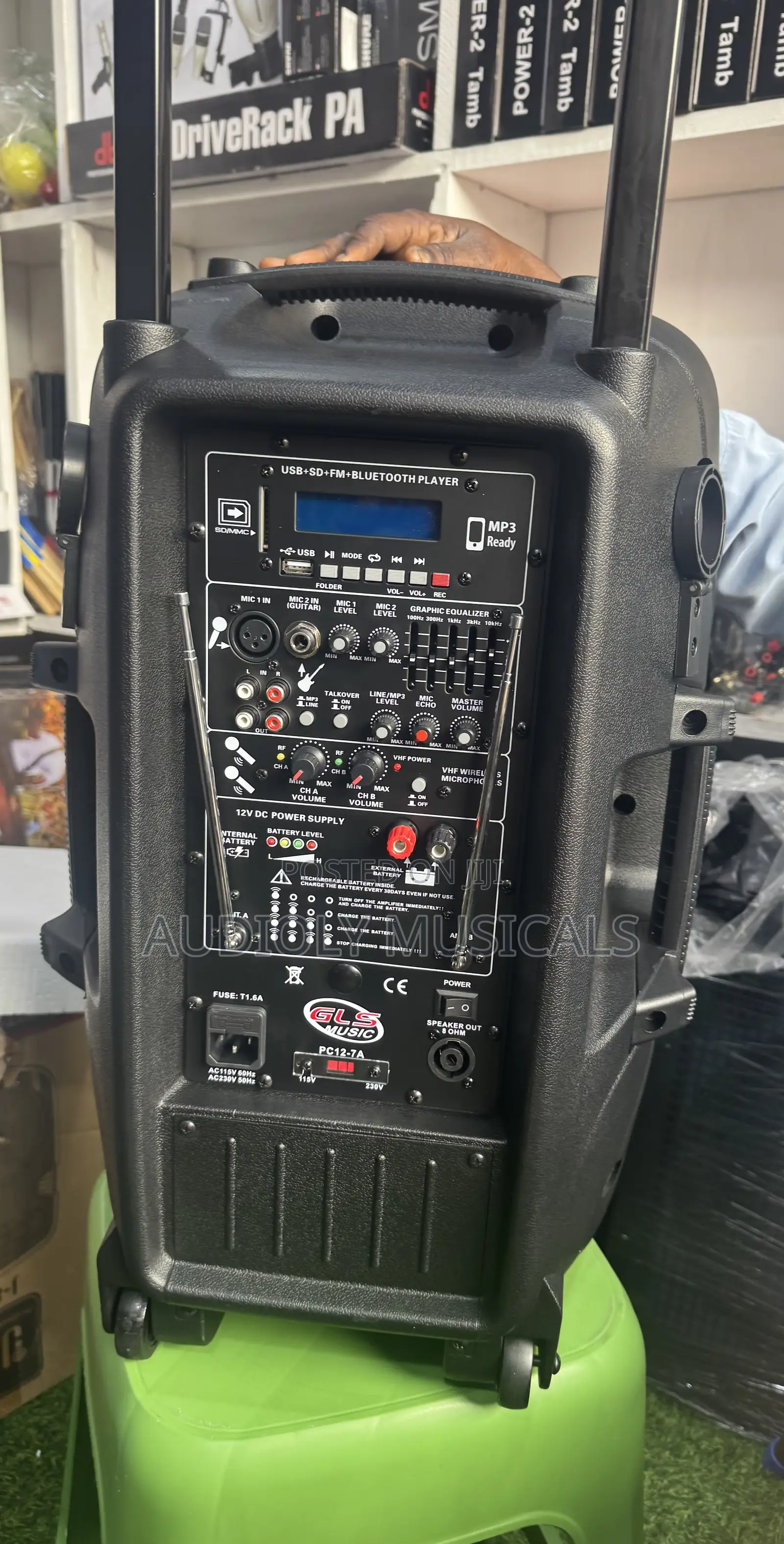 GLS Rechargeable Speaker With Two Microphones