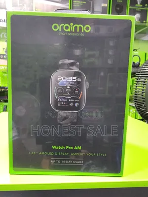 Oraimo Watch Pro Am 1.85′′ Amoled Ip68 Smart Watch