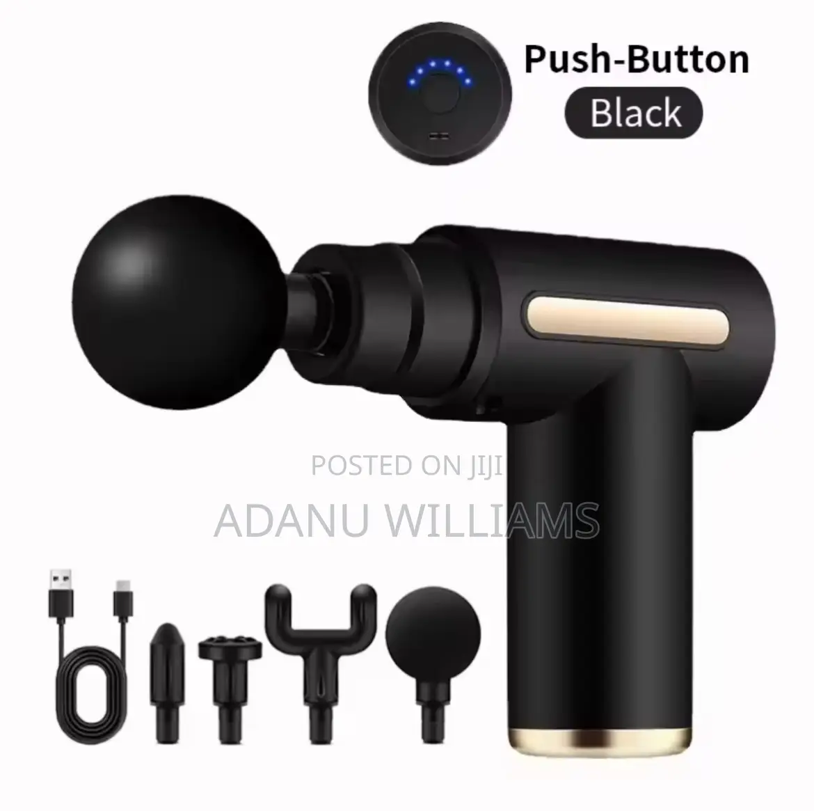 Long-lasting Deep Tissue Massage Gun With 4 Different Heads