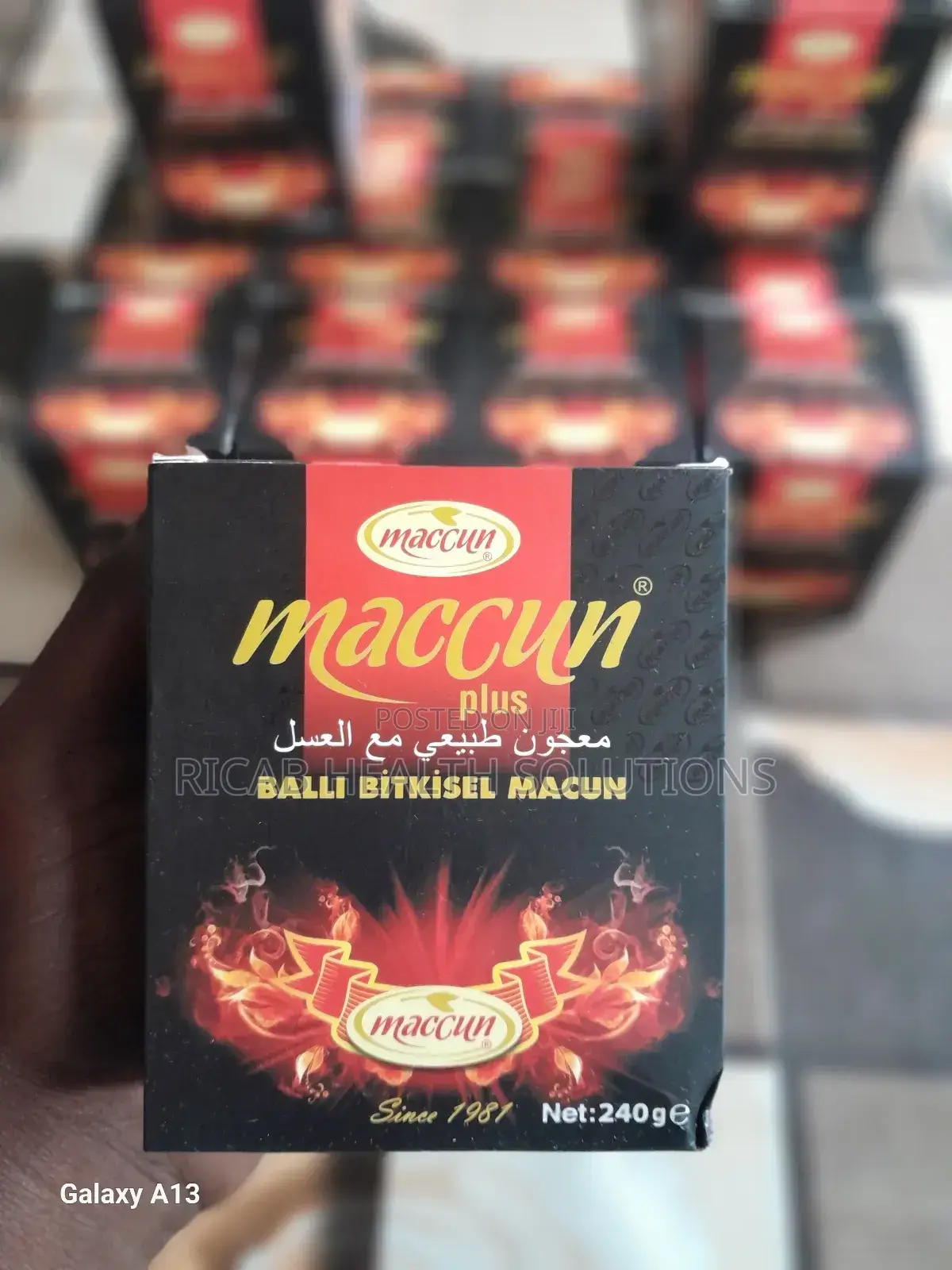 Maccun Plus Turkish Honey 240grams