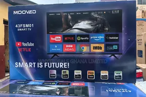 Mooved 43” Smart Android Led Tv| Frameless|Full Hd 1080p| Netflix|2025
