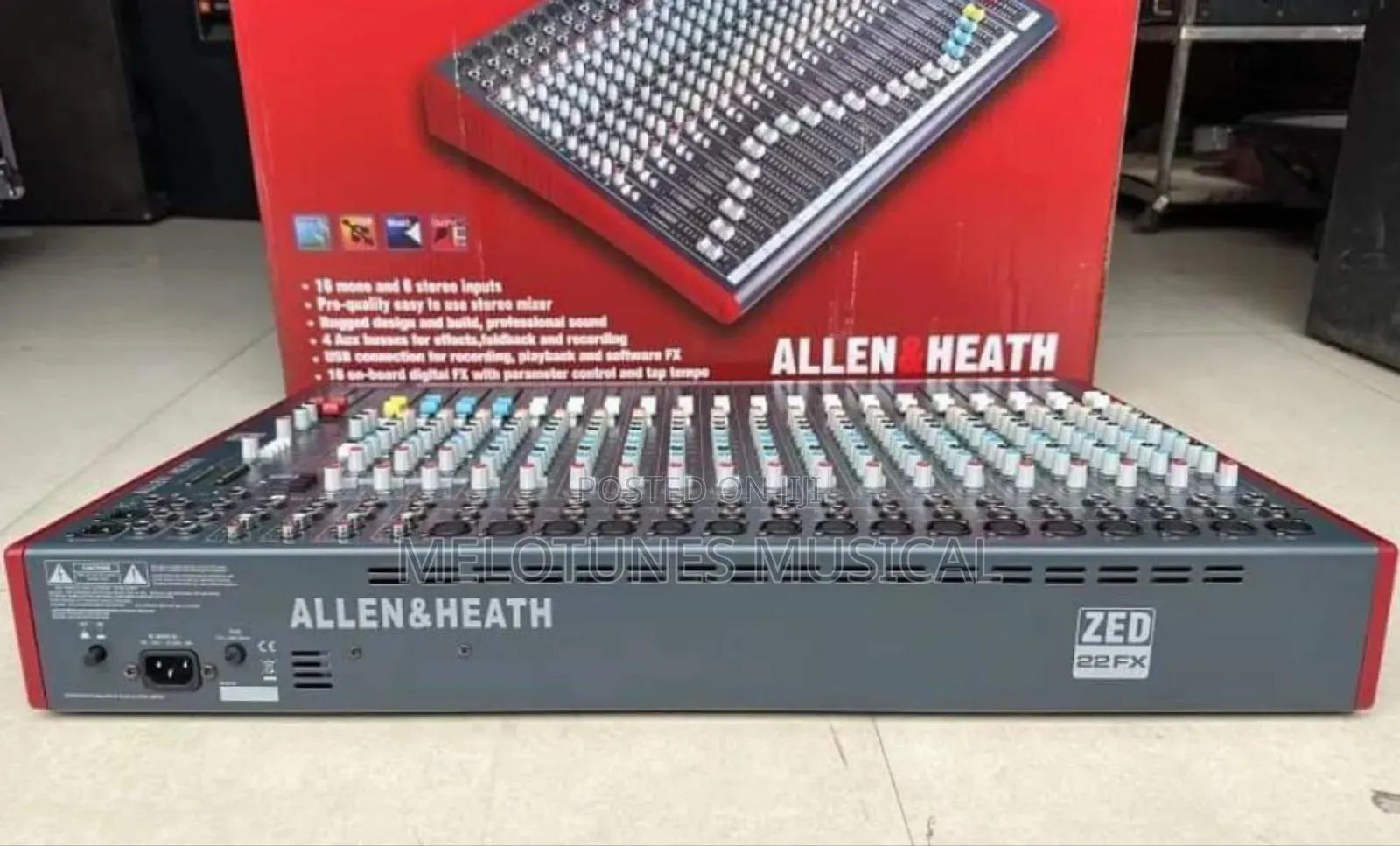 Allen Heath Zed-22fx Compact Professional Stereo Mixer.