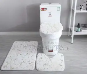 Toilet Seat Doormat / Bathroom Doormat 3 in 1