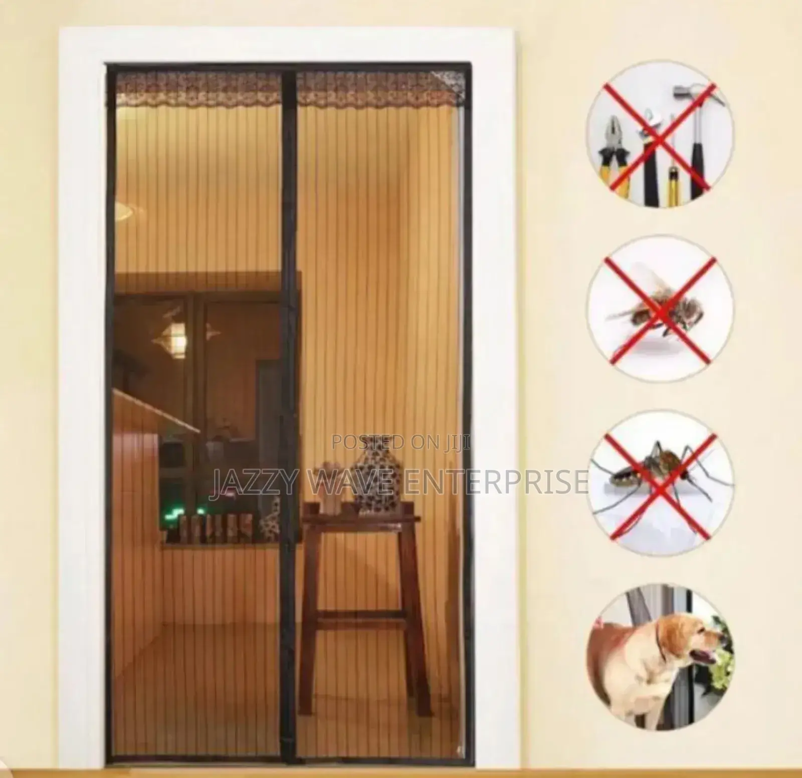 Insect Block Curtains / Mosquito Curtains/ Magic Mesh